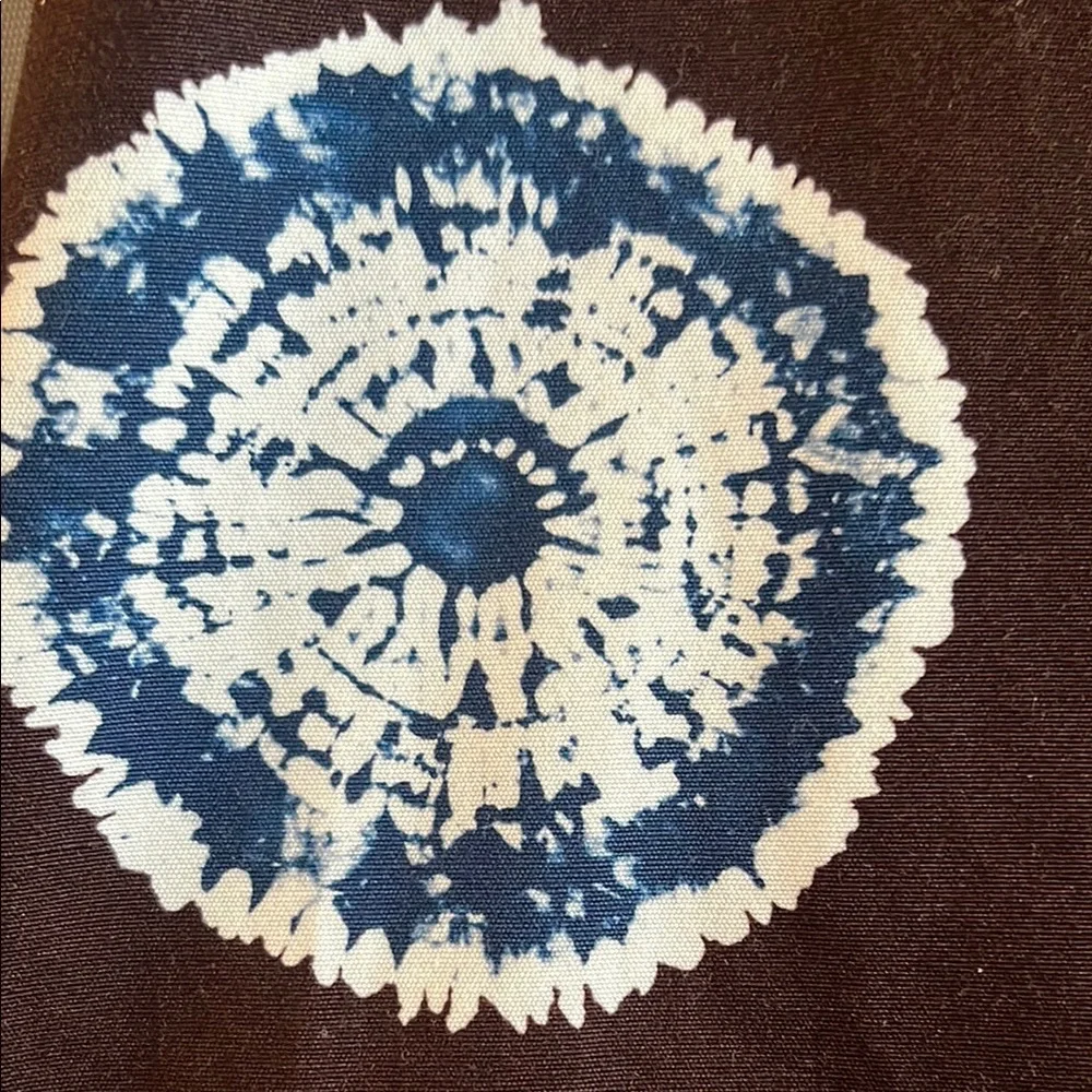 Alexis Black Brown/Maroon with Blue and White Accents - Picture 3 of 6